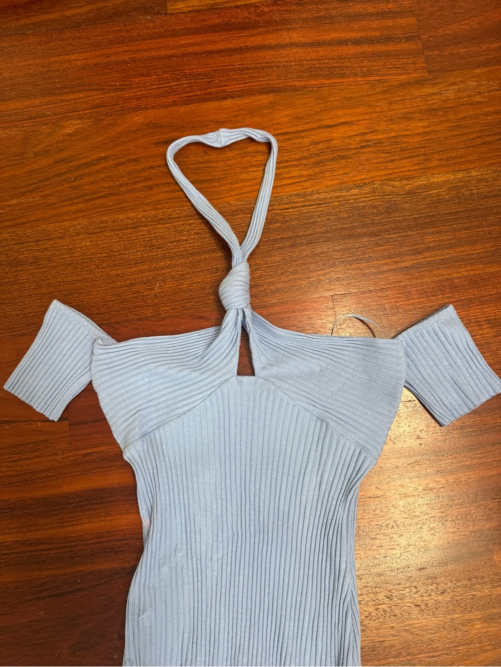 Mini blue dress